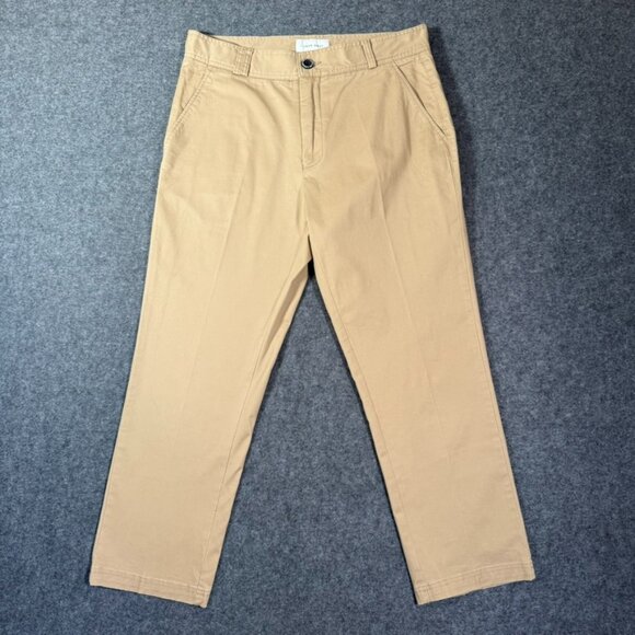 I Love Ugly Other - I Love Ugly Slim Kobe Chino Pants Cropped Beige Tan Sz Medium 32x26 Casual Work